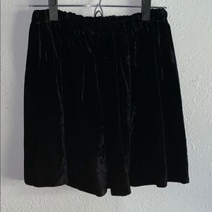 Velvet skirt
